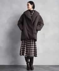 FMVBD06560 MICHEL KLEIN(ミッシェルクラン) ［撥水加工］ショールカラーダウンコート ブラック