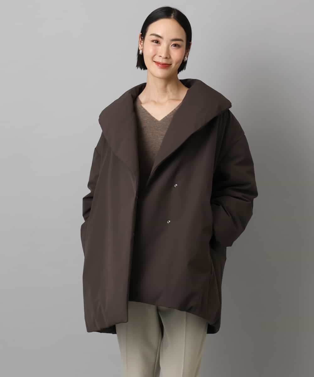 FMVBD06560 MICHEL KLEIN(ミッシェルクラン) ［撥水加工］ショールカラーダウンコート ブラック