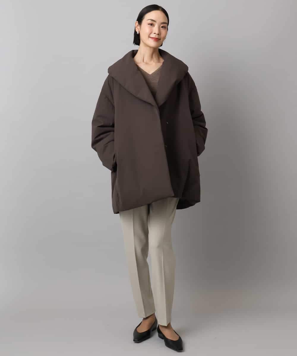 FMVBD06560 MICHEL KLEIN(ミッシェルクラン) ［撥水加工］ショールカラーダウンコート ブラック