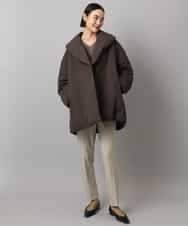 FMVBD06560 MICHEL KLEIN(ミッシェルクラン) ［撥水加工］ショールカラーダウンコート ブラック