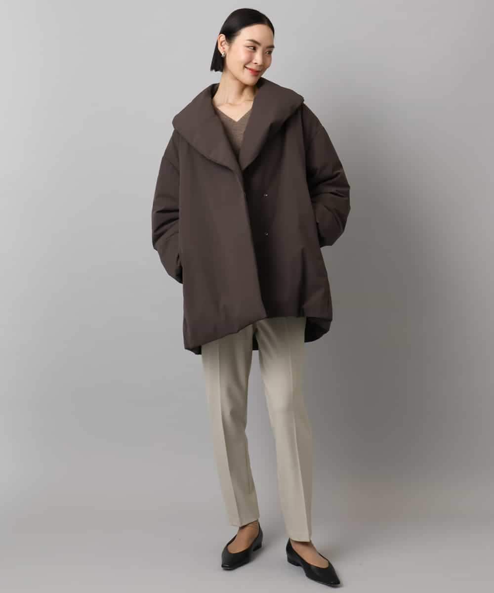 FMVBD06560 MICHEL KLEIN(ミッシェルクラン) ［撥水加工］ショールカラーダウンコート ブラック