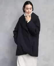 FMVBD06560 MICHEL KLEIN(ミッシェルクラン) ［撥水加工］ショールカラーダウンコート ブラック