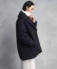 FMVBD06560 MICHEL KLEIN(ミッシェルクラン) ［撥水加工］ショールカラーダウンコート ブラック