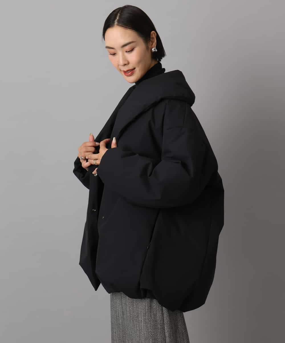 FMVBD06560 MICHEL KLEIN(ミッシェルクラン) ［撥水加工］ショールカラーダウンコート ブラック