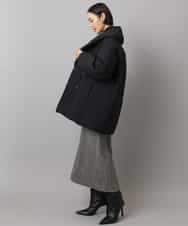 FMVBD06560 MICHEL KLEIN(ミッシェルクラン) ［撥水加工］ショールカラーダウンコート ブラック