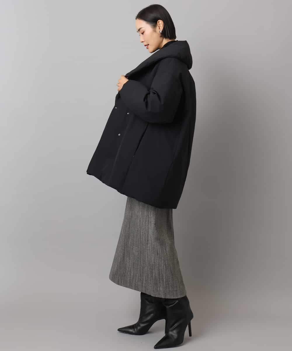 FMVBD06560 MICHEL KLEIN(ミッシェルクラン) ［撥水加工］ショールカラーダウンコート ブラック