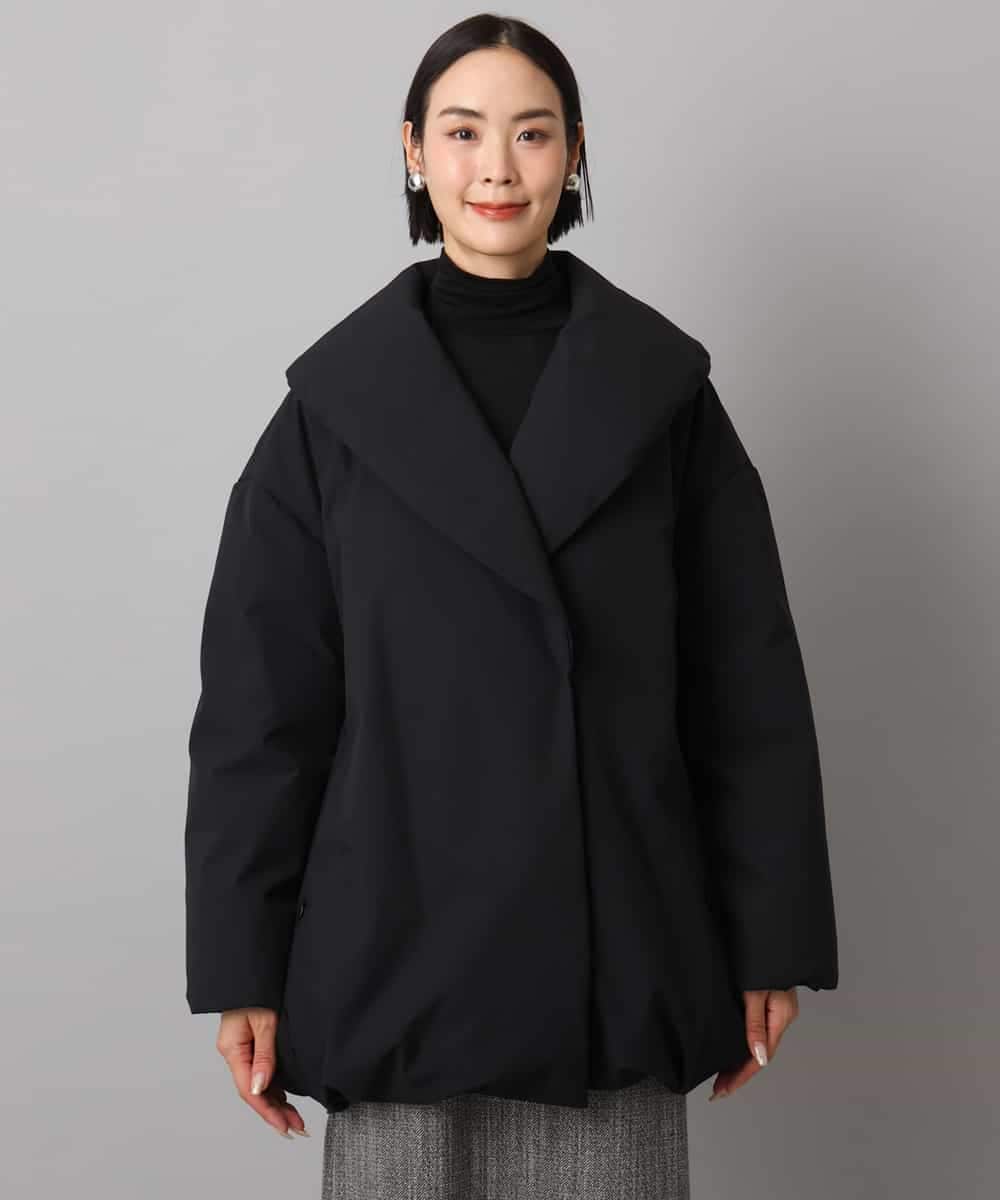 FMVBD06560 MICHEL KLEIN(ミッシェルクラン) ［撥水加工］ショールカラーダウンコート ブラック