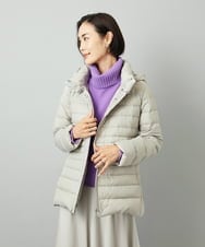 FMVBD40570 MICHEL KLEIN(ミッシェルクラン) [定番人気]2WAYストレッチダウンジャケット ライトグレー