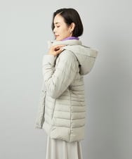 FMVBD40570 MICHEL KLEIN(ミッシェルクラン) [定番人気]2WAYストレッチダウンジャケット ライトグレー