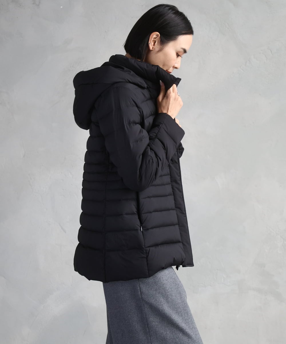 FMVBD40570 MICHEL KLEIN(ミッシェルクラン) [定番人気]2WAYストレッチダウンジャケット ライトグレー