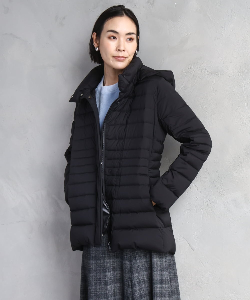 FMVBD40570 MICHEL KLEIN(ミッシェルクラン) [定番人気]2WAYストレッチダウンジャケット ライトグレー