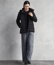 FMVBD40570 MICHEL KLEIN(ミッシェルクラン) [定番人気]2WAYストレッチダウンジャケット ライトグレー