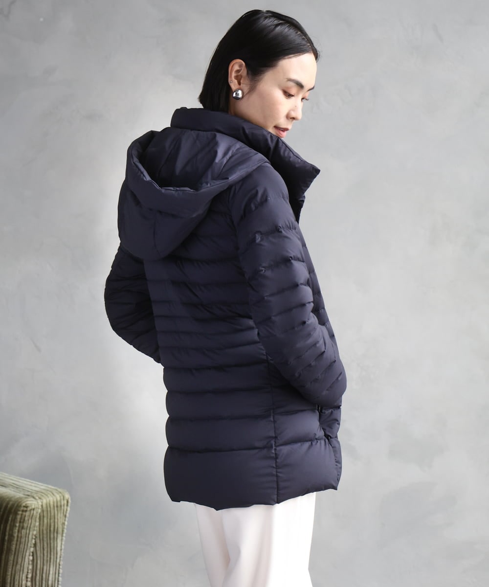 FMVBD40570 MICHEL KLEIN(ミッシェルクラン) [定番人気]2WAYストレッチダウンジャケット ライトグレー