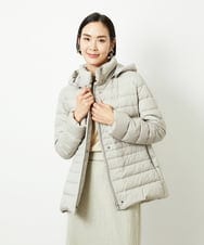 FMVBD40570 MICHEL KLEIN(ミッシェルクラン) [定番人気]2WAYストレッチダウンジャケット ライトグレー