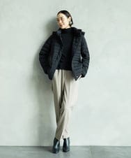FMVBD40570 MICHEL KLEIN(ミッシェルクラン) [定番人気]2WAYストレッチダウンジャケット ライトグレー