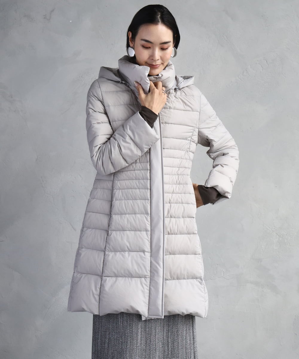 FMVBD41610 MICHEL KLEIN(ミッシェルクラン) [定番人気]2WAYストレッチダウンミドルコート ネイビー