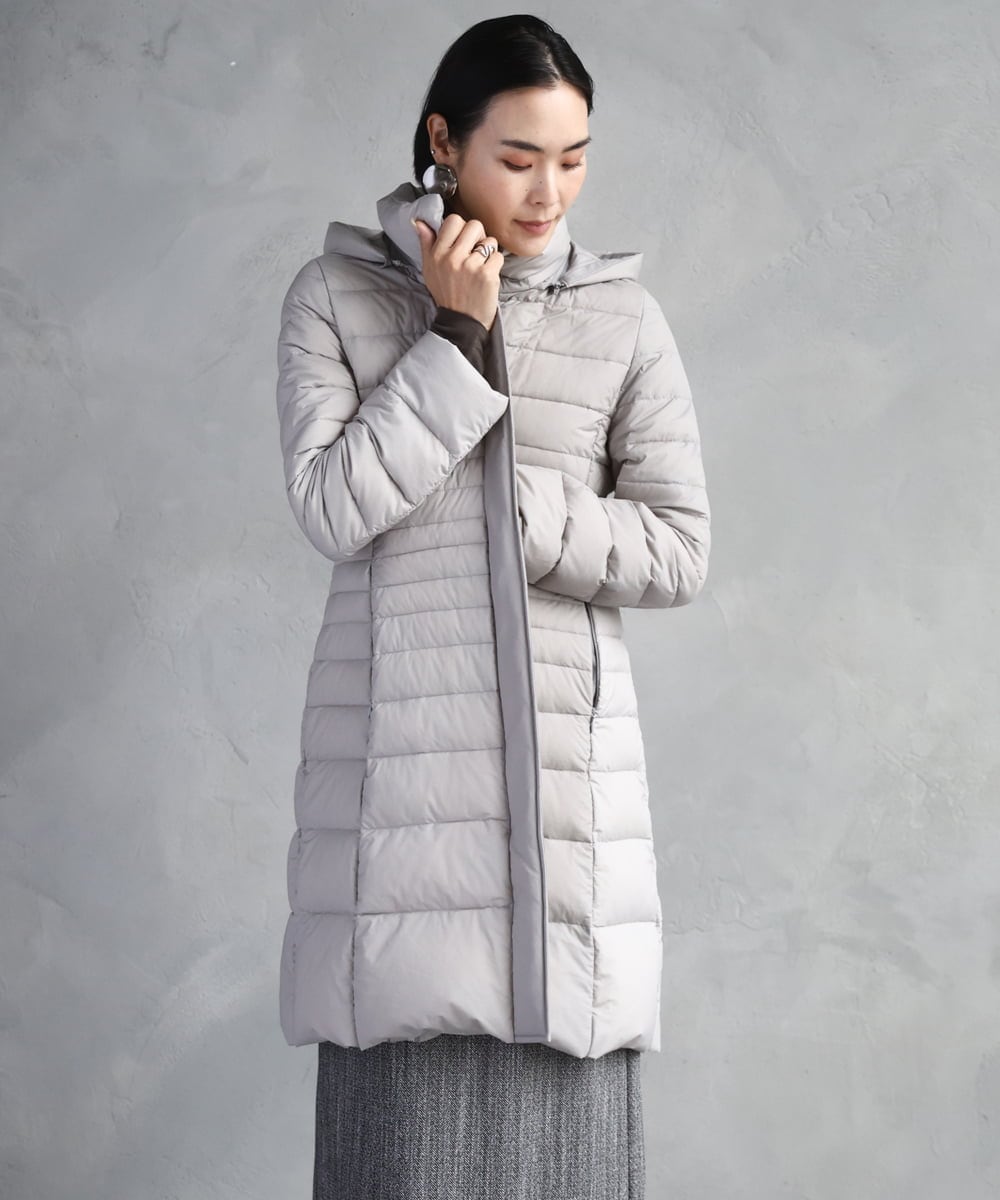 FMVBD41610 MICHEL KLEIN(ミッシェルクラン) [定番人気]2WAYストレッチダウンミドルコート ネイビー