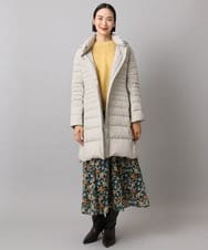 FMVBD41610 MICHEL KLEIN(ミッシェルクラン) [定番人気]2WAYストレッチダウンミドルコート ネイビー