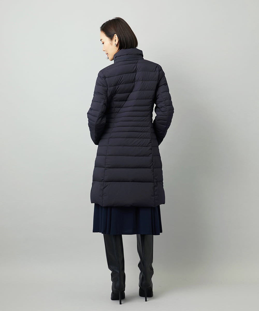 FMVBD41610 MICHEL KLEIN(ミッシェルクラン) [定番人気]2WAYストレッチダウンミドルコート ネイビー