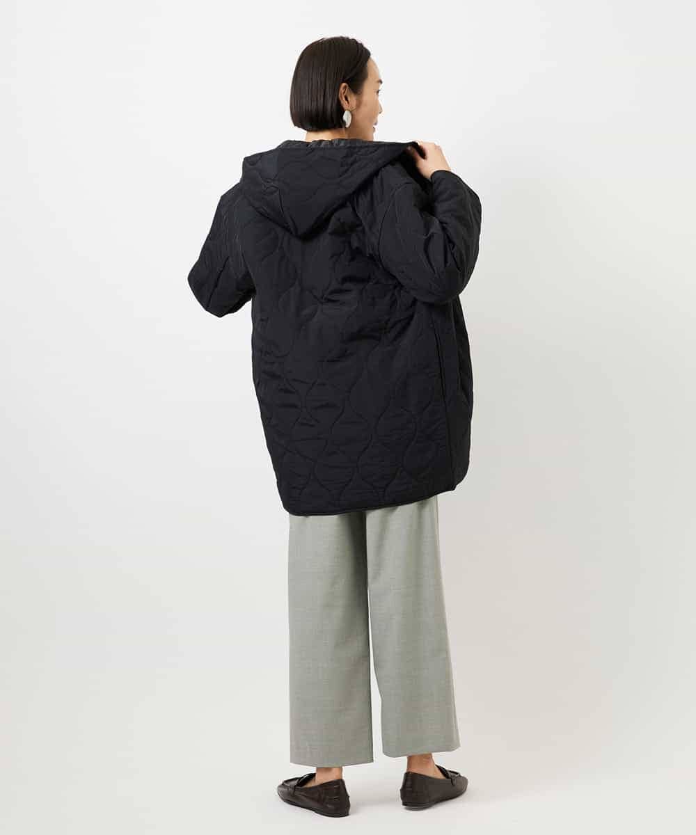 FMVBD70250 MICHEL KLEIN(ミッシェルクラン) キルティングコート ブラック