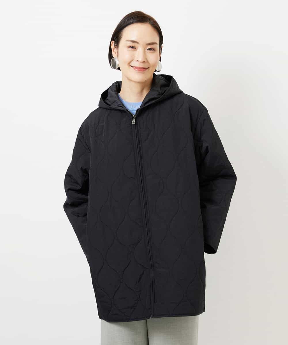 FMVBD70250 MICHEL KLEIN(ミッシェルクラン) キルティングコート ブラック