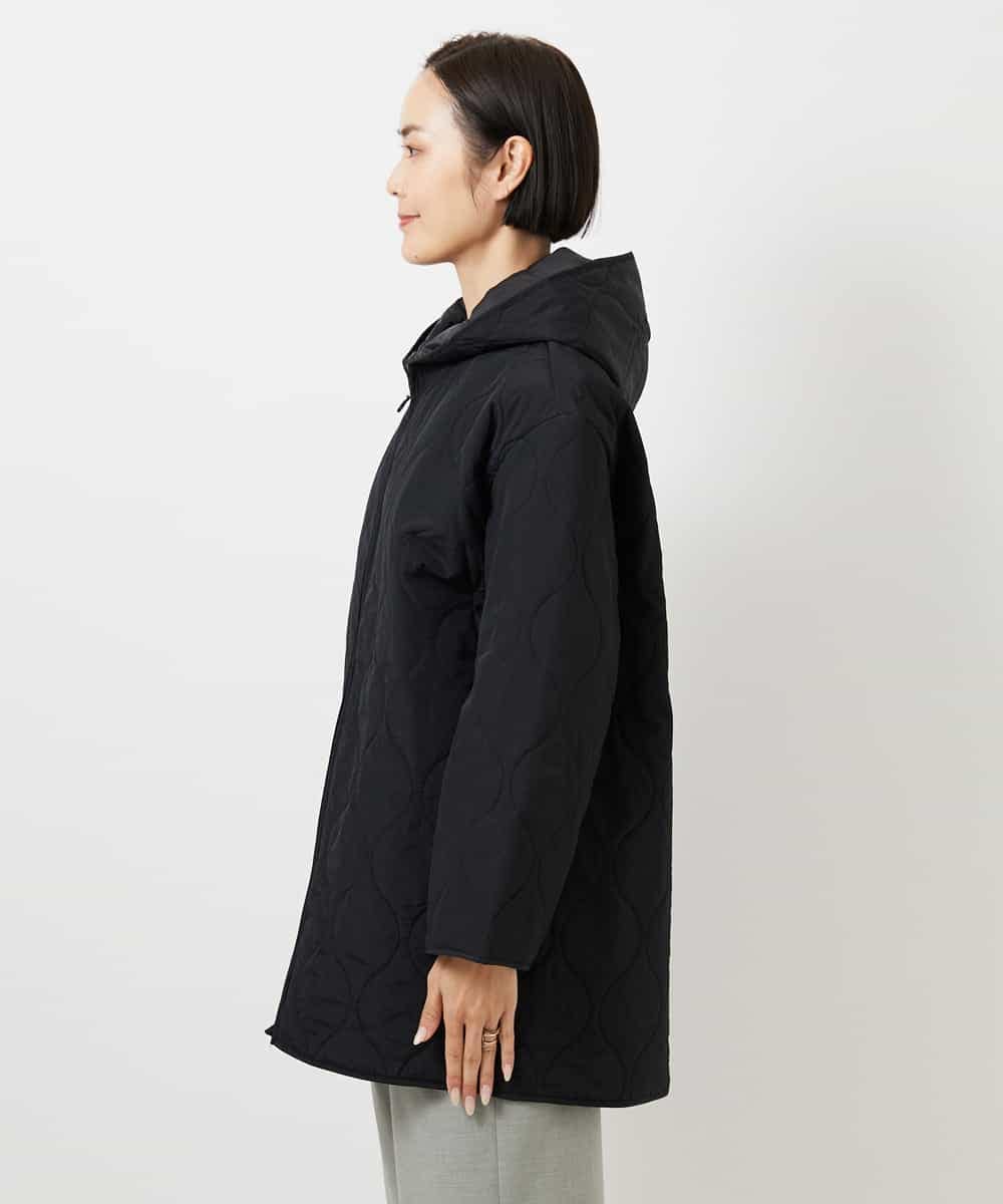 FMVBD70250 MICHEL KLEIN(ミッシェルクラン) キルティングコート ブラック