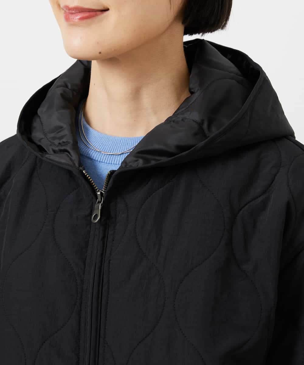 FMVBD70250 MICHEL KLEIN(ミッシェルクラン) キルティングコート ブラック