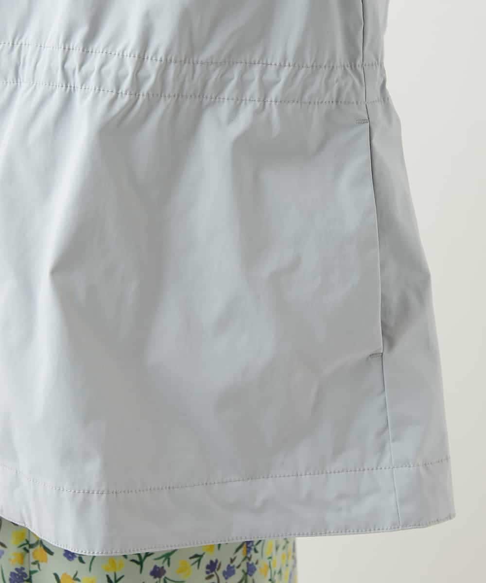 FMVDP12290 MICHEL KLEIN(ミッシェルクラン) 【洗える】デザインライトブルゾン ライトブルー(50)