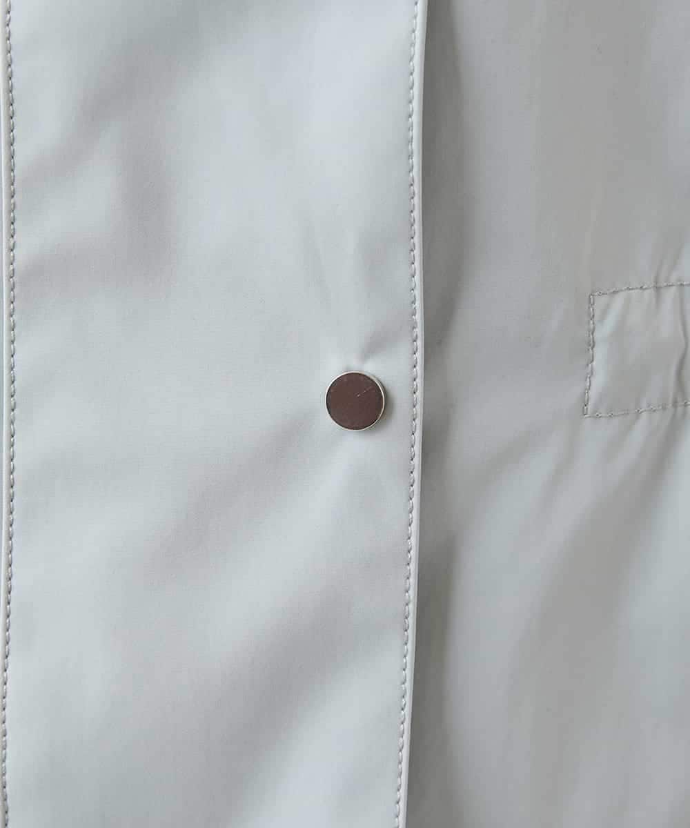 FMVDP12290 MICHEL KLEIN(ミッシェルクラン) 【洗える】デザインライトブルゾン ライトブルー(50)