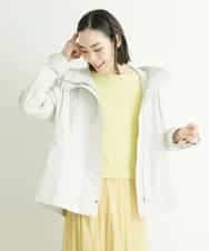 FMVDP12290 MICHEL KLEIN(ミッシェルクラン) 【洗える】デザインライトブルゾン ライトブルー(50)