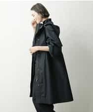 FMVDS11530 MICHEL KLEIN(ミッシェルクラン) [季節の変わり目に]シャンブレータフタロングコート ブラック(94)