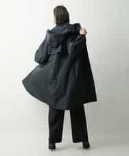 FMVDS11530 MICHEL KLEIN(ミッシェルクラン) [季節の変わり目に]シャンブレータフタロングコート ブラック(94)