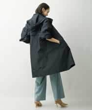 FMVDS11530 MICHEL KLEIN(ミッシェルクラン) [季節の変わり目に]シャンブレータフタロングコート ブラック(94)