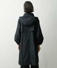 FMVDS11530 MICHEL KLEIN(ミッシェルクラン) [季節の変わり目に]シャンブレータフタロングコート ブラック(94)