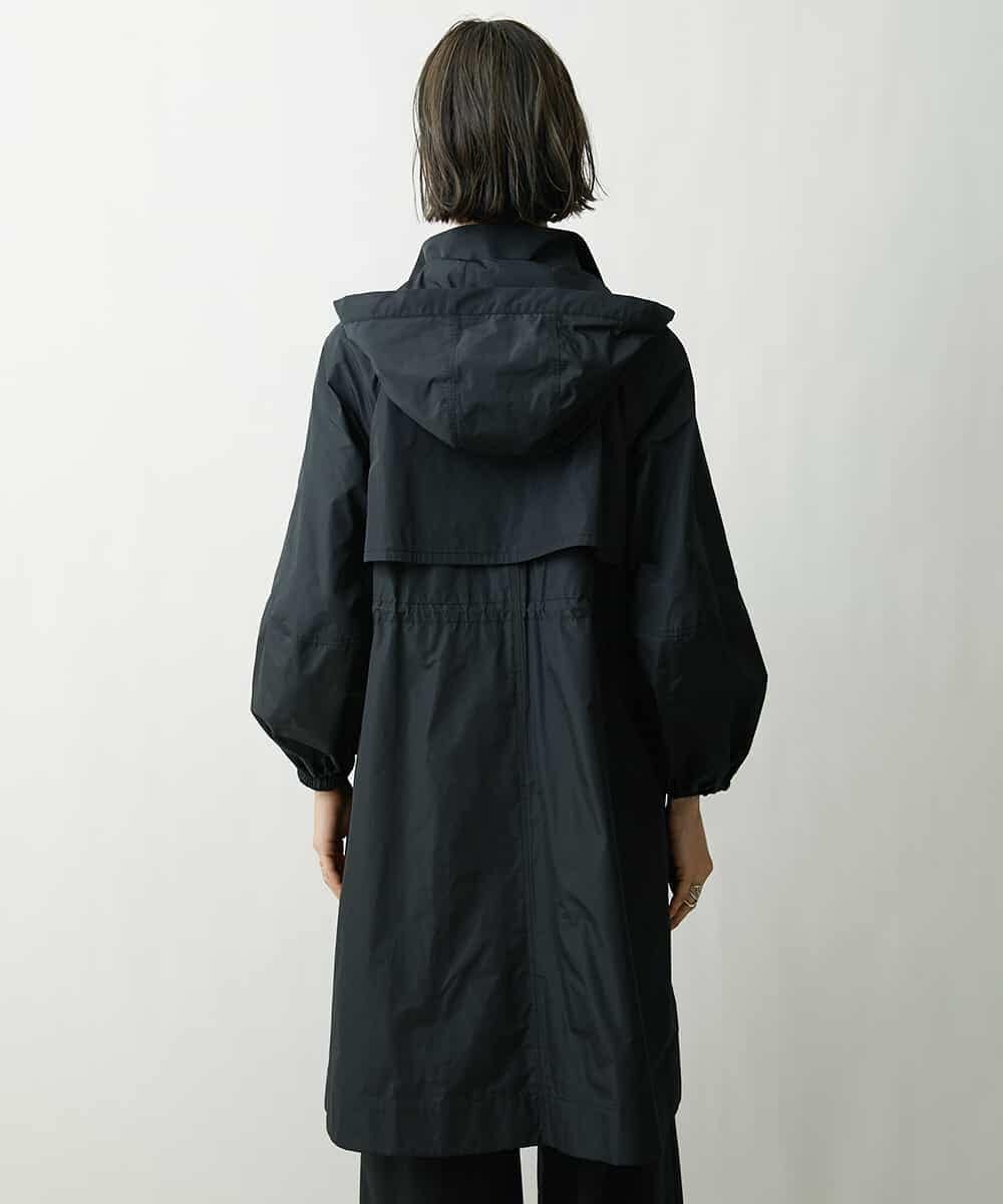 FMVDS11530 MICHEL KLEIN(ミッシェルクラン) [季節の変わり目に]シャンブレータフタロングコート ブラック(94)