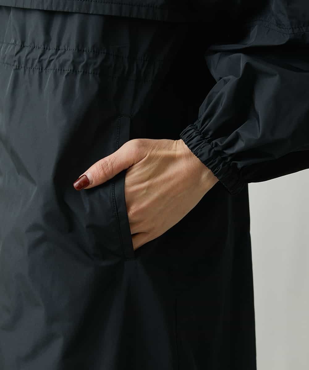FMVDS11530 MICHEL KLEIN(ミッシェルクラン) [季節の変わり目に]シャンブレータフタロングコート ブラック(94)