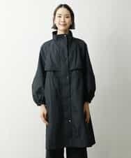 FMVDS11530 MICHEL KLEIN(ミッシェルクラン) [季節の変わり目に]シャンブレータフタロングコート ブラック(94)