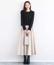 FNSBD01090 MK MICHEL KLEIN(MK ミッシェルクラン) コンパクトニットカーディガン/洗える アイボリー