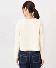 FNSBD01090 MK MICHEL KLEIN(MK ミッシェルクラン) コンパクトニットカーディガン/洗える アイボリー