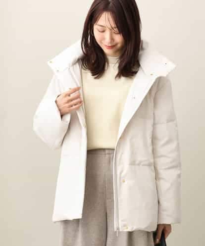 FNVAA01230 MK MICHEL KLEIN ミドル丈フーデットダウンコート
