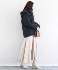 FNVBD01190 MK MICHEL KLEIN(MK ミッシェルクラン) フーデッドライトダウンコート モカ