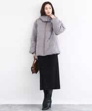 FNVBD01190 MK MICHEL KLEIN(MK ミッシェルクラン) フーデッドライトダウンコート モカ