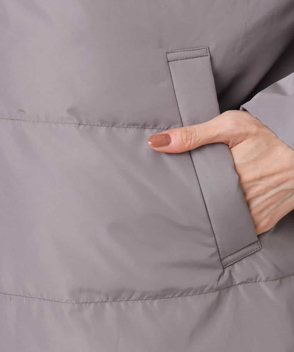 FNVBD01190 MK MICHEL KLEIN(MK ミッシェルクラン) フーデッドライトダウンコート モカ