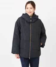 FNVBD01190 MK MICHEL KLEIN(MK ミッシェルクラン) フーデッドライトダウンコート モカ