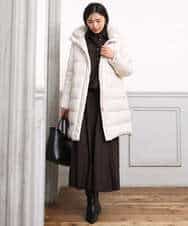 FOBAG62160 MK MICHEL KLEIN(MK ミッシェルクラン) [洗える]ドロストヘム2wayシャツブラウス グレー