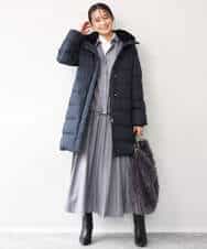 FOBAG62160 MK MICHEL KLEIN(MK ミッシェルクラン) [洗える]ドロストヘム2wayシャツブラウス グレー