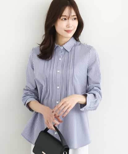 FOBFD02110 MK MICHEL KLEIN ストレッチジャージシャツ/洗える