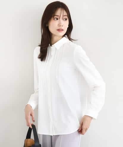 FOBFD02110 MK MICHEL KLEIN ストレッチジャージシャツ/洗える