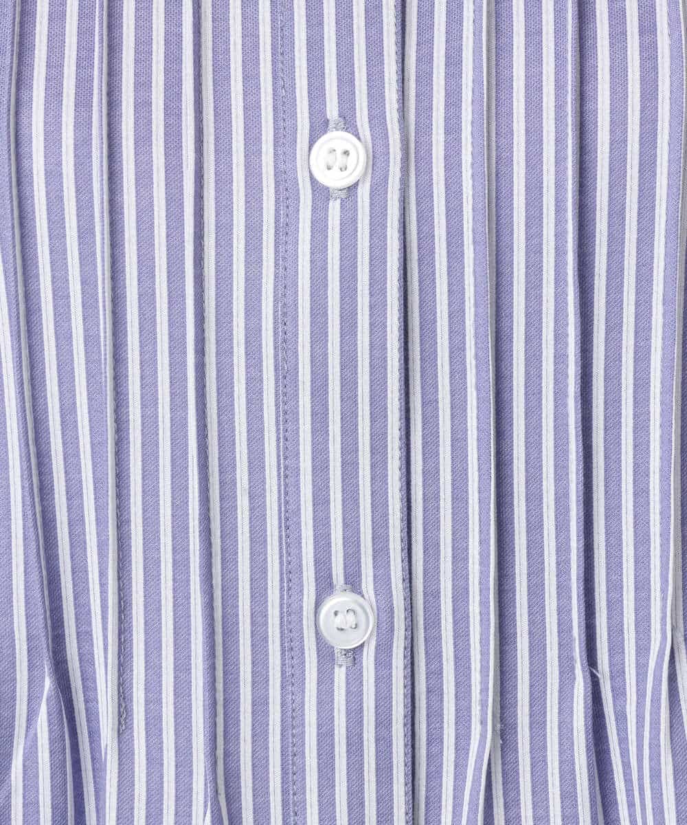 FOBFD02110 MK MICHEL KLEIN(MK ミッシェルクラン) ストレッチジャージシャツ/洗える ライトグレー