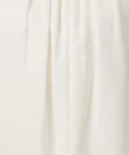 FOBGD26140 MK MICHEL KLEIN(MK ミッシェルクラン) バルーンヘムブラウス/洗える グレーブルー